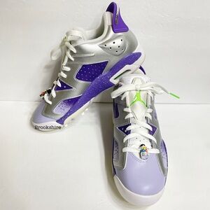 Nike Air Jordan 6 Retro Low Golf NRG U23 Sizes  9.5 & 10 Purple FD0205-055 NWOB